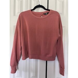 Runway Pink Long sleeve Workout Top Youth XL 16-18